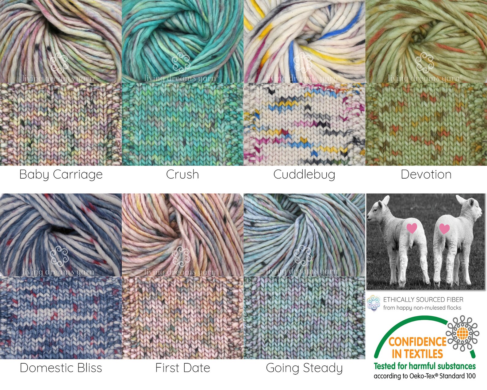 100% Extrafine Merino Wool: #5 Bulky Weight Roving Yarn, Cuddly, Strong ...