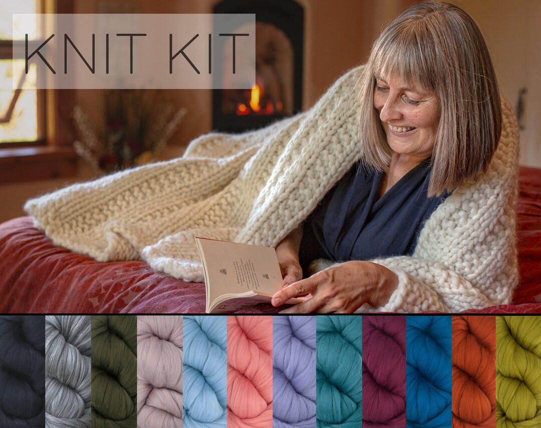 Scrappy Socks Knitting Kit With Needles Included 