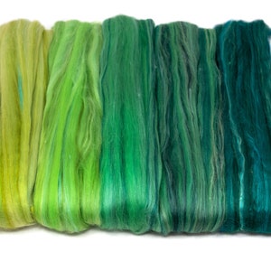 Hilo de 5 oz de seda merino de lujo para hilado y fieltrado: lana merino + seda morera brillante + seda tussah de primera calidad. Walden Pond