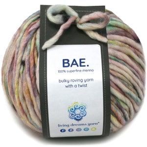 BAE: 100% Extrafine Merino Wool Bulky Weight Roving Yarn. Cuddly, Strong &  Super Soft for Next to Skin Winter Knits.