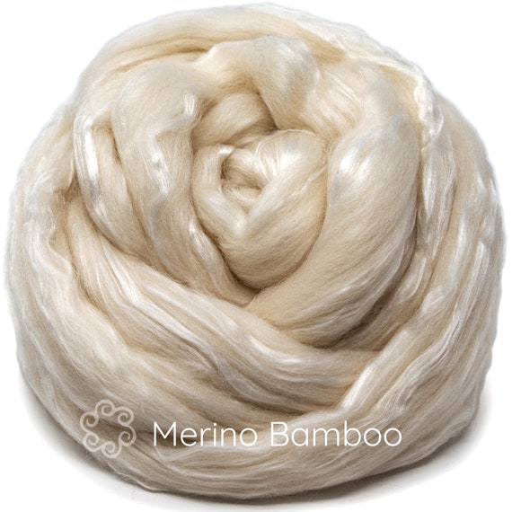 Undyed Bamboo/Wool/Nylon Blend Yarn