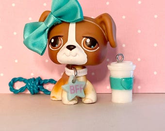 Authentic Vintage Littlest Pet Shop Boxer Dog No. 25