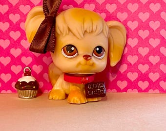 Authentic Vintage Littlest Pet Shop Spaniel Dog No. 26