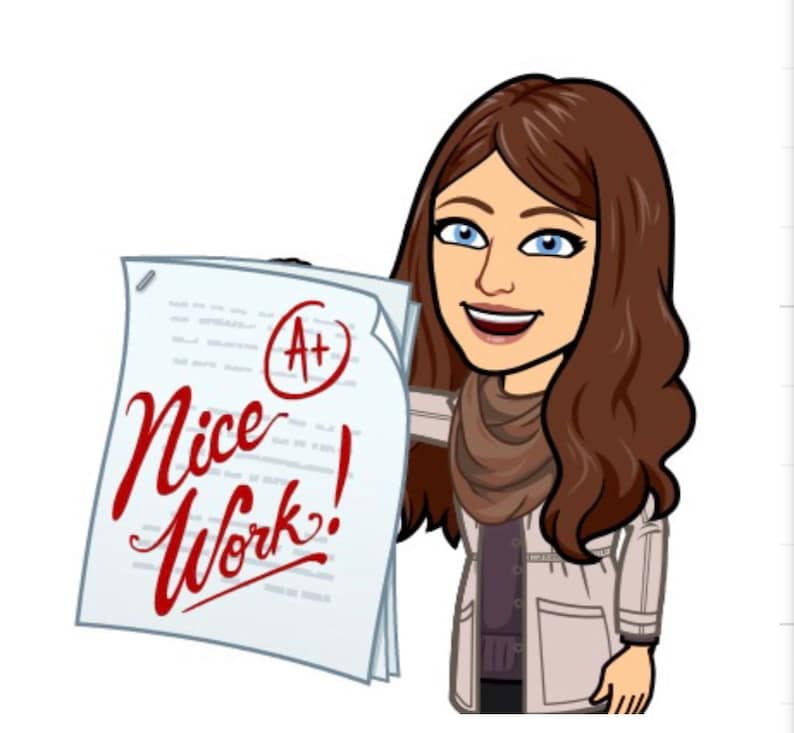 Set of 30 Personalized Bitmoji Stickers Etsy