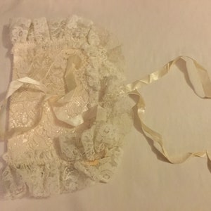 Victorian Bridal - Rare Lace Antique Wristlet - Wedding Card Keepsake Carrier