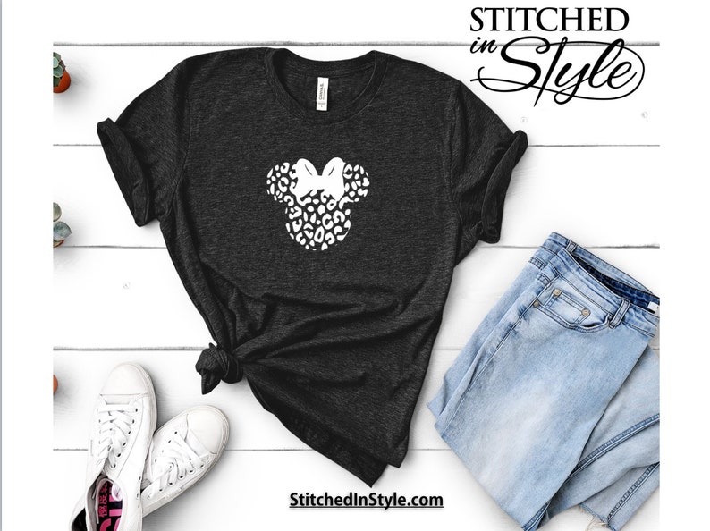 leopard minnie mouse shirt
