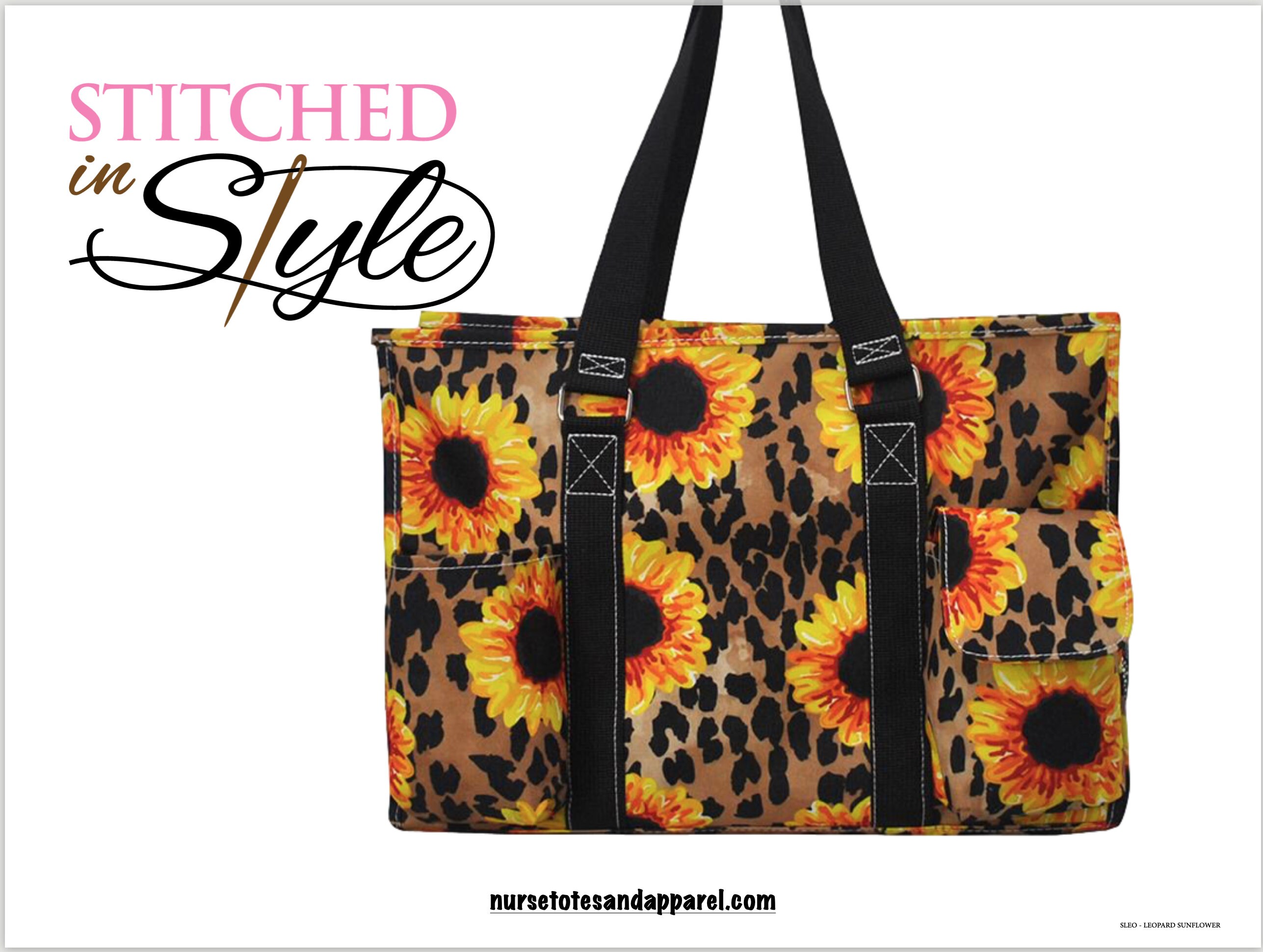 Aztec Cheetah Print Med Utility Tote