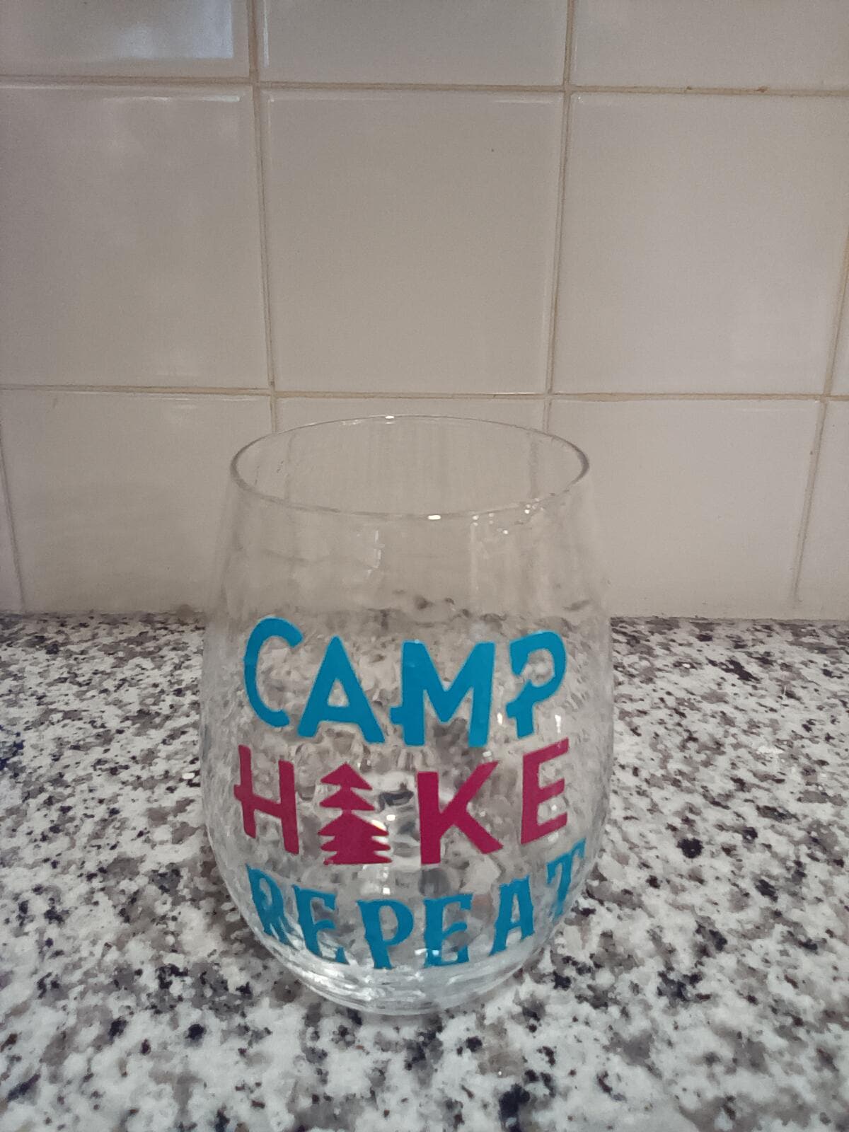 Camp hike repeat wine tumbler - Thumbnail 2