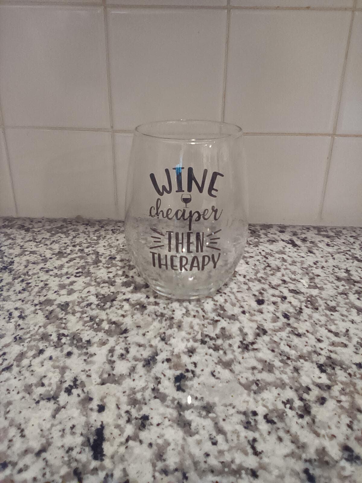 Wine is cheaper than therapy wine tumbler - Thumbnail 2
