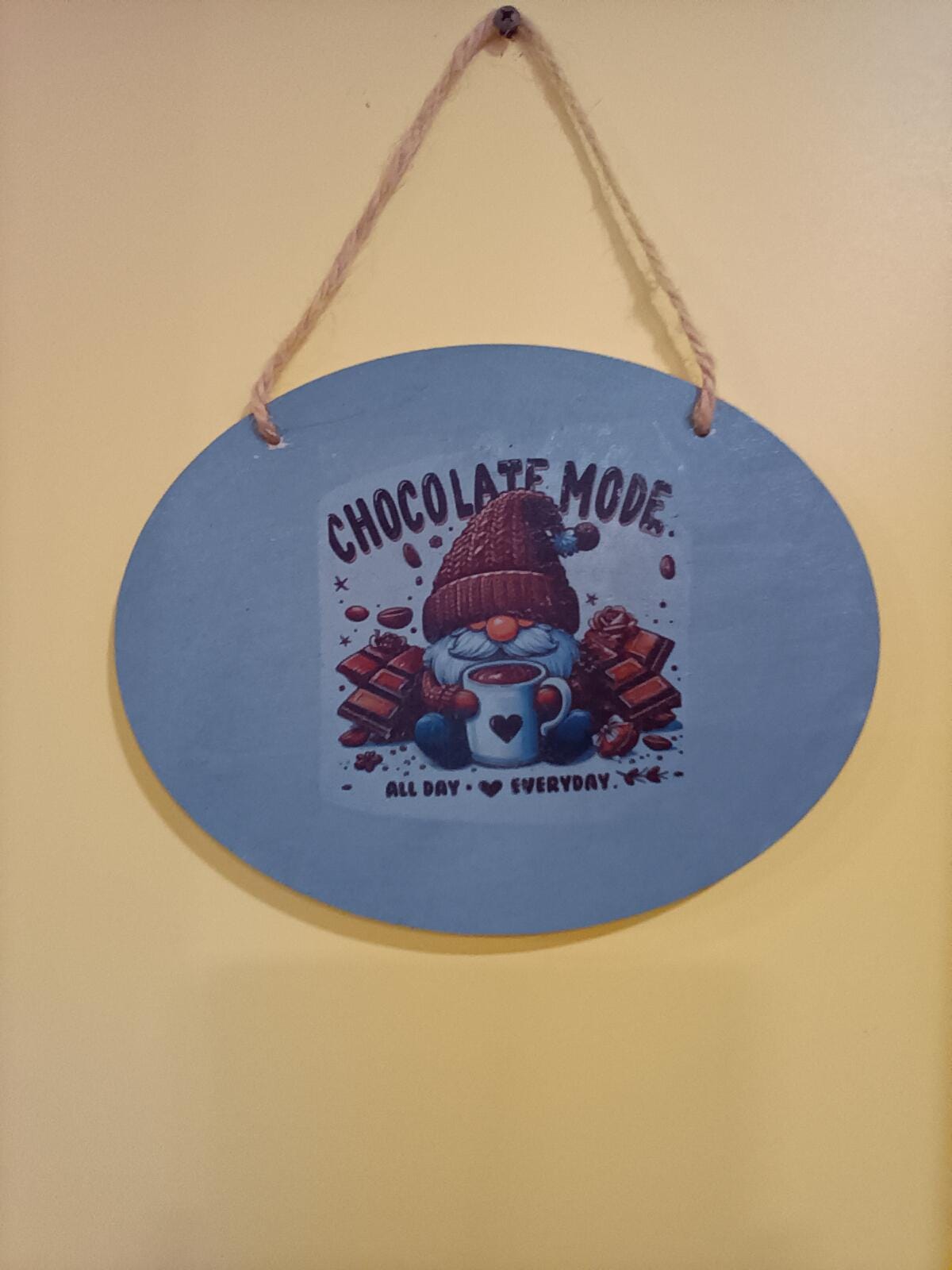 Chocolate mode knome  plaque