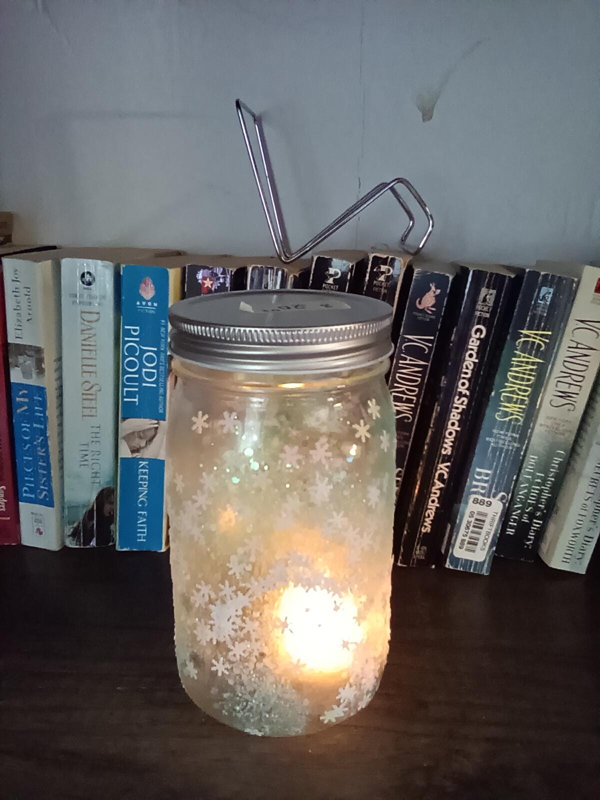 Snowflake sparkle jar - Thumbnail 2
