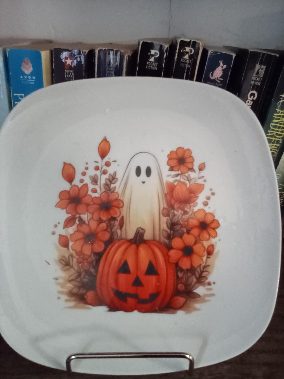 Halloween ghost plate - Thumbnail 2