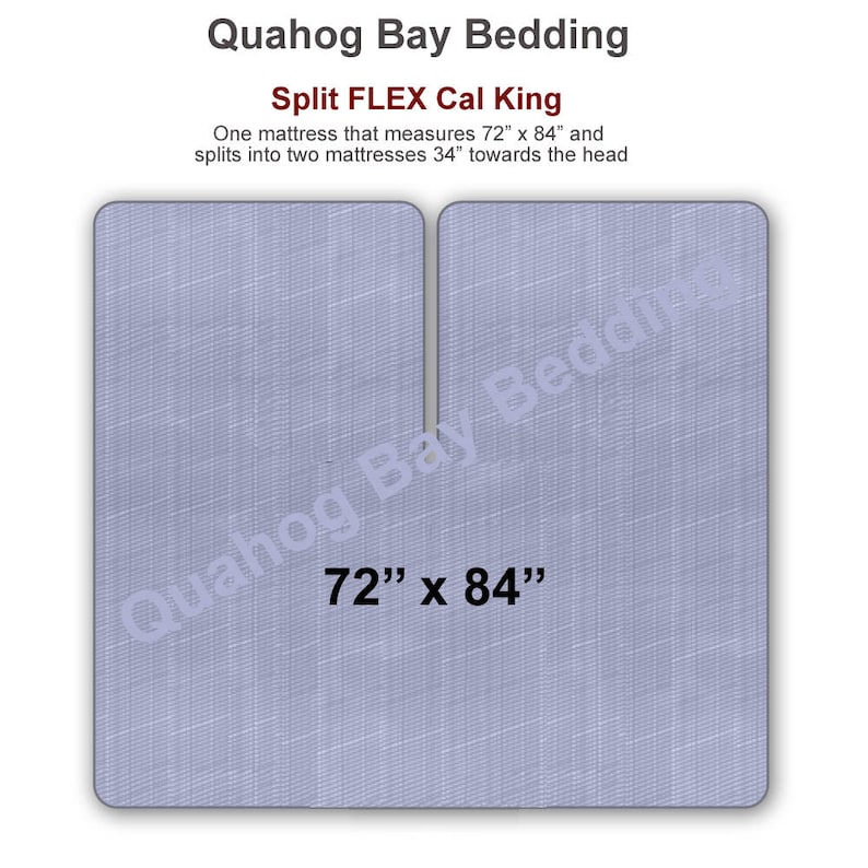 Split Flex Cal King Luxury Mattress Pad Temperature Etsy
