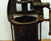 1883 Pattent Antique ENTERPRISE Mfg Co PA, Cast Iron Sausage Press Stuffer Fruit Press 19th century FREE Shipping