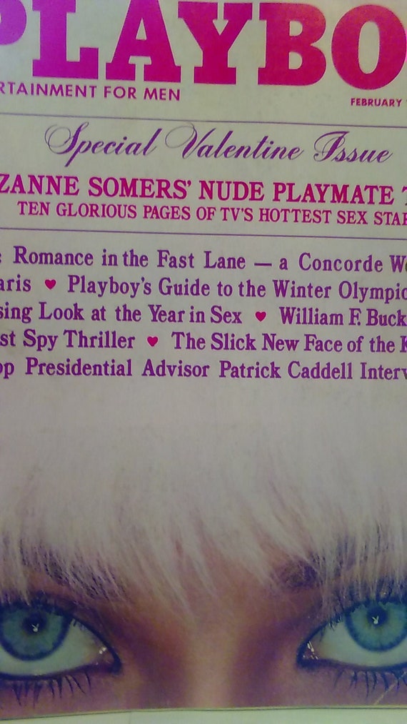 Playboy February 1980 10 Pages Suzanne Somers Nude Year In Etsy