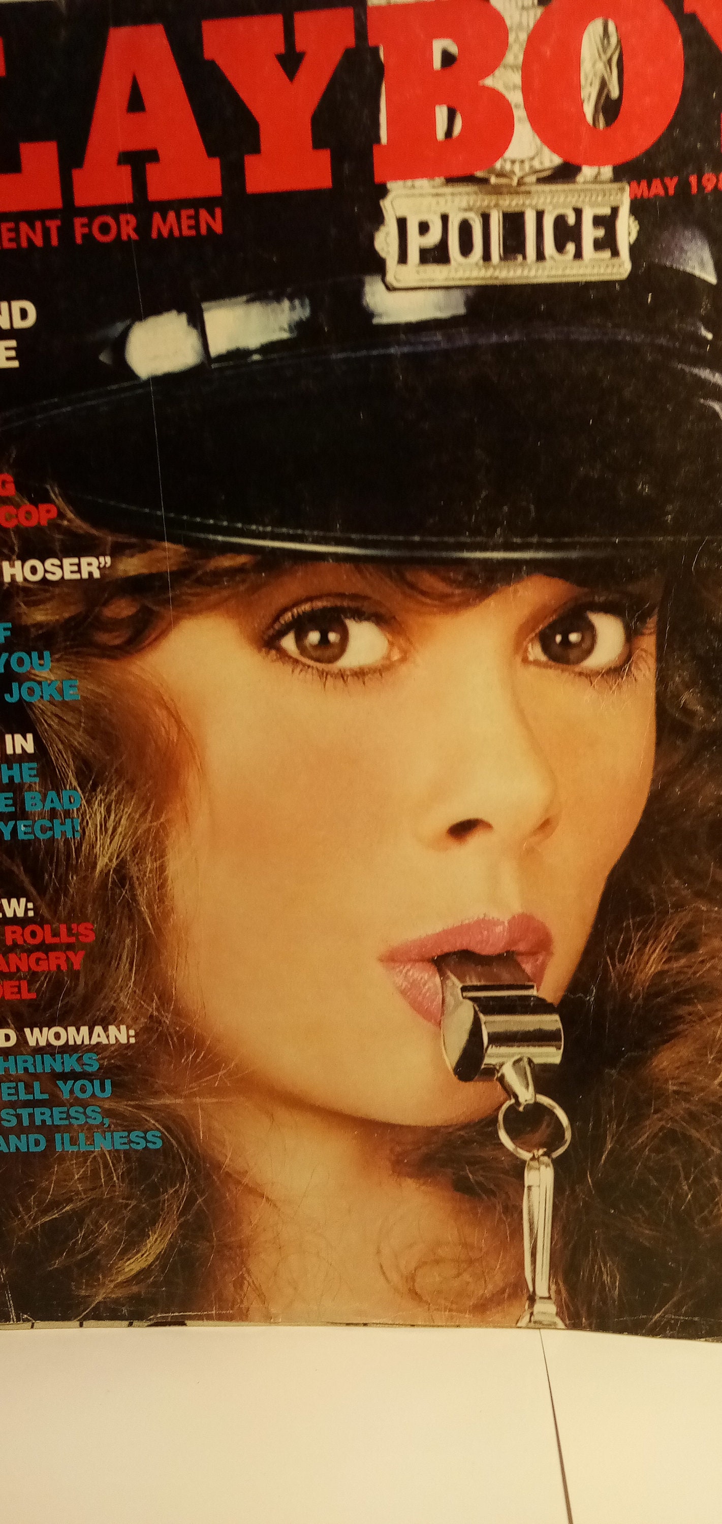 Playboy Magazine May 1982 Beauty And The Badge Kym Malin Playmate Centerfol...