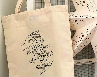 I Have Everything Under Control Wanda Reusable Tote Bag | Superhero Tote, Chaos Magic Bag, Pop Culture Gift, Mind Control Canvas Shopping