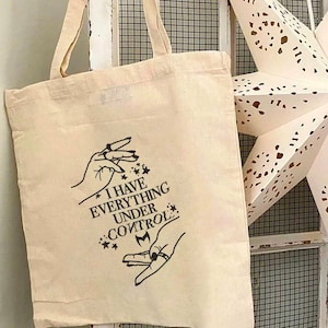 I Have Everything Under Control Wanda Reusable Tote Bag | Superhero Tote, Chaos Magic Bag, Pop Culture Gift, Mind Control Canvas Shopping
