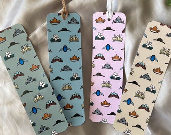 Princess Crown Bookmark | Pastel Fairytale Dreams Double-Sided Bookmark, Gift For Book Lovers, Present For Readers, Bookclub Page Marker
