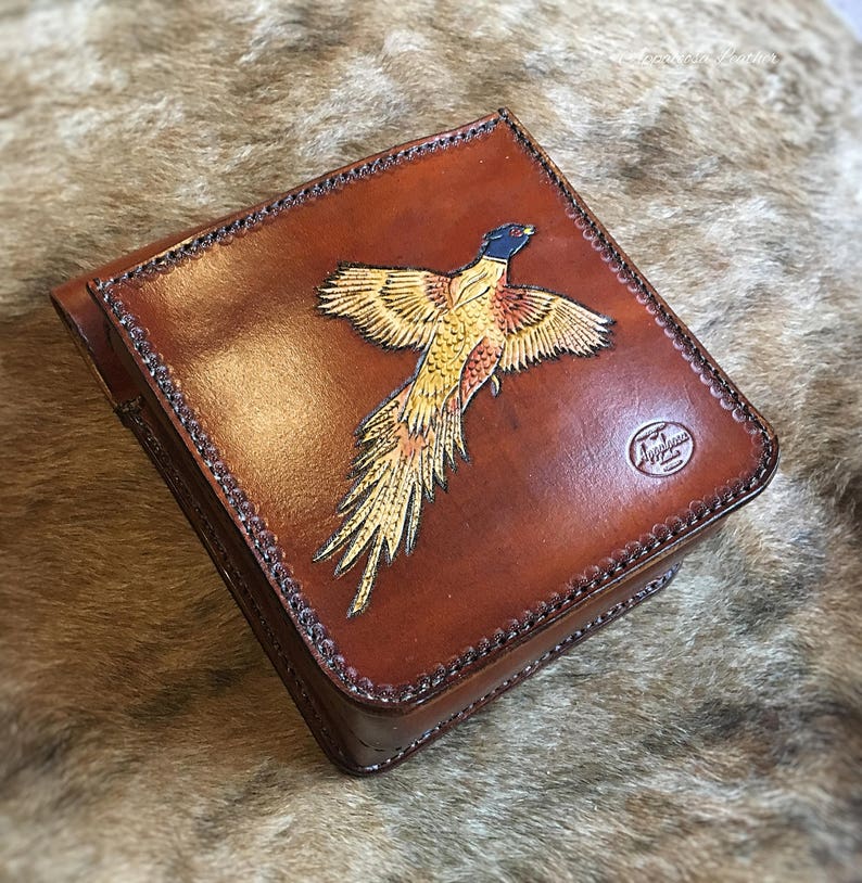 Handmade Leather Pheasant Shooting Pouch Shotgun Shell Bag Etsy