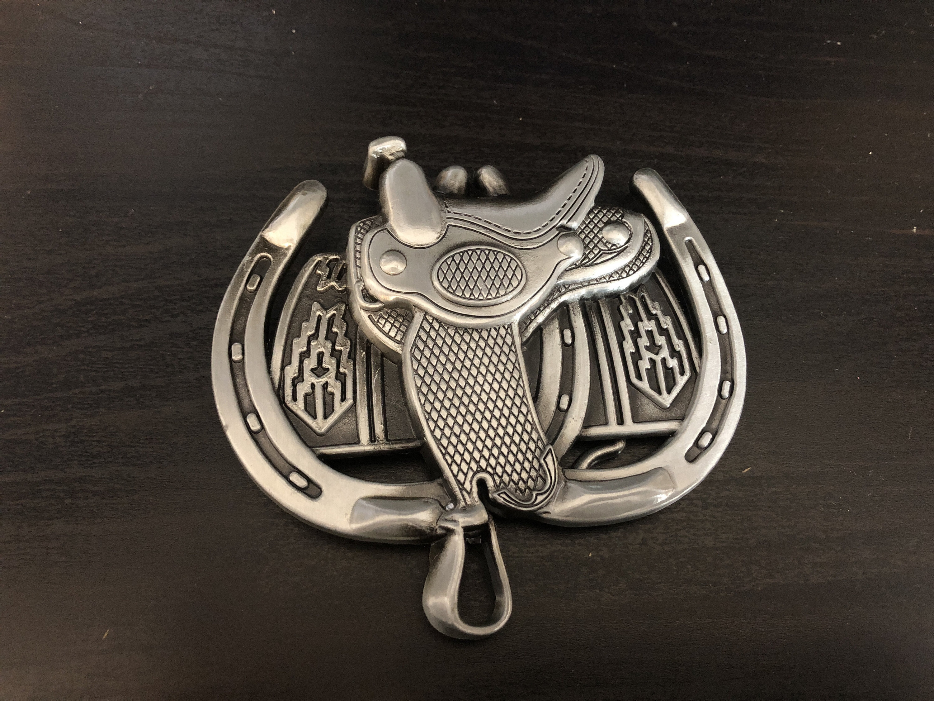 Saddle and Horseshoe Belt Buckle for 1.5 Belt Strap Etsy