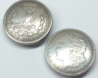 Morgan Dollar & Eagle Concho - Screw in Rivet