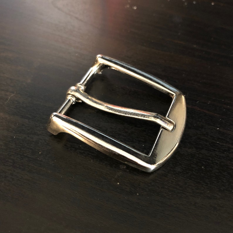 Silver Square Belt Buckle 1 1/4 & 1 1/2 Etsy