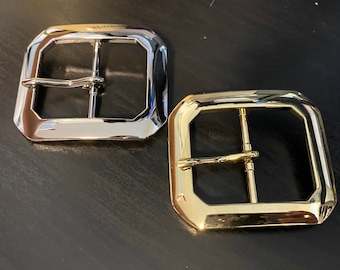 Clipped Corner Belt Buckle for 1.5" Belt Strap