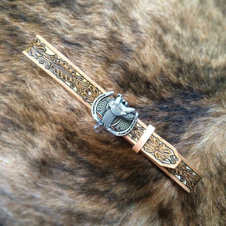 Custom Unisex Western Sheridan Floral Leather Belt Mens Etsy