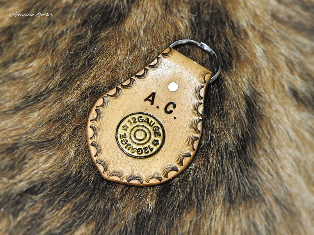 Key Fob Custom Shell Custom Leather 12 Gauge Shotgun Shell Key Fob - Etsy