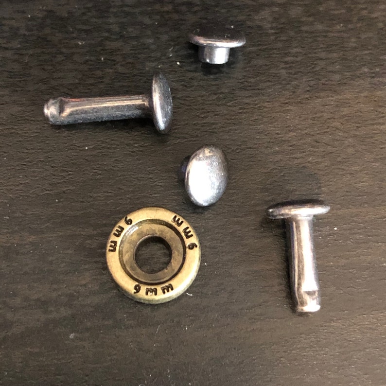 9mm Ammo Shell Concho Rivet Back Decorative Rivet Etsy