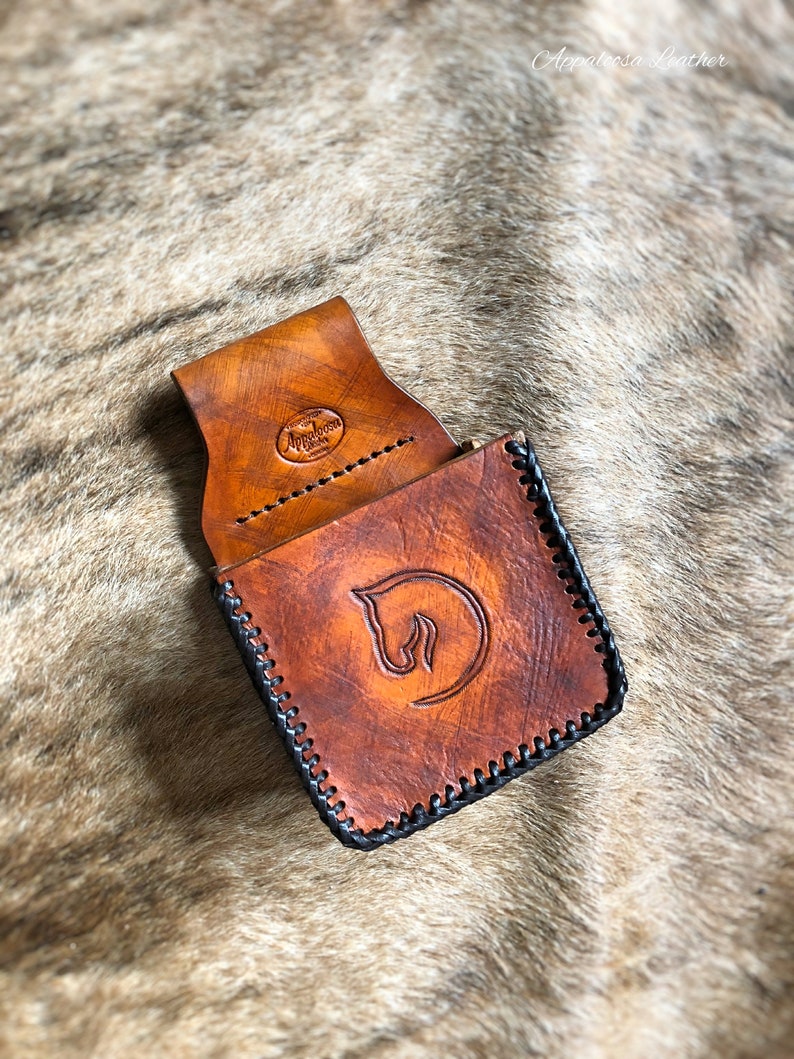 Leather Shooting Pouch for 12 Gauge Handmade Rustic Leather Etsy