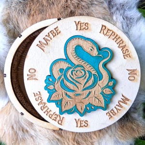 Snake Pendulum Board Box /Altar Tile/Divination Tool
