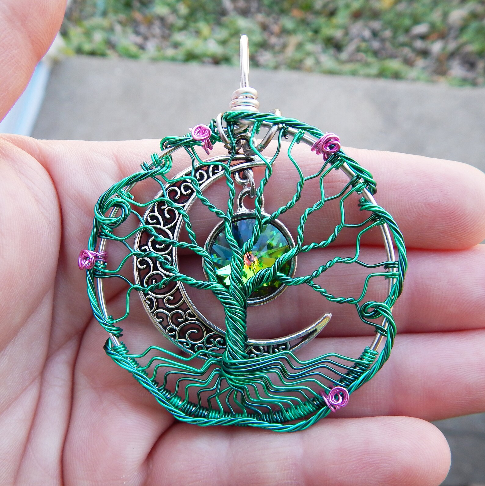 Earth Goddess Tree of Life Pendant - Etsy