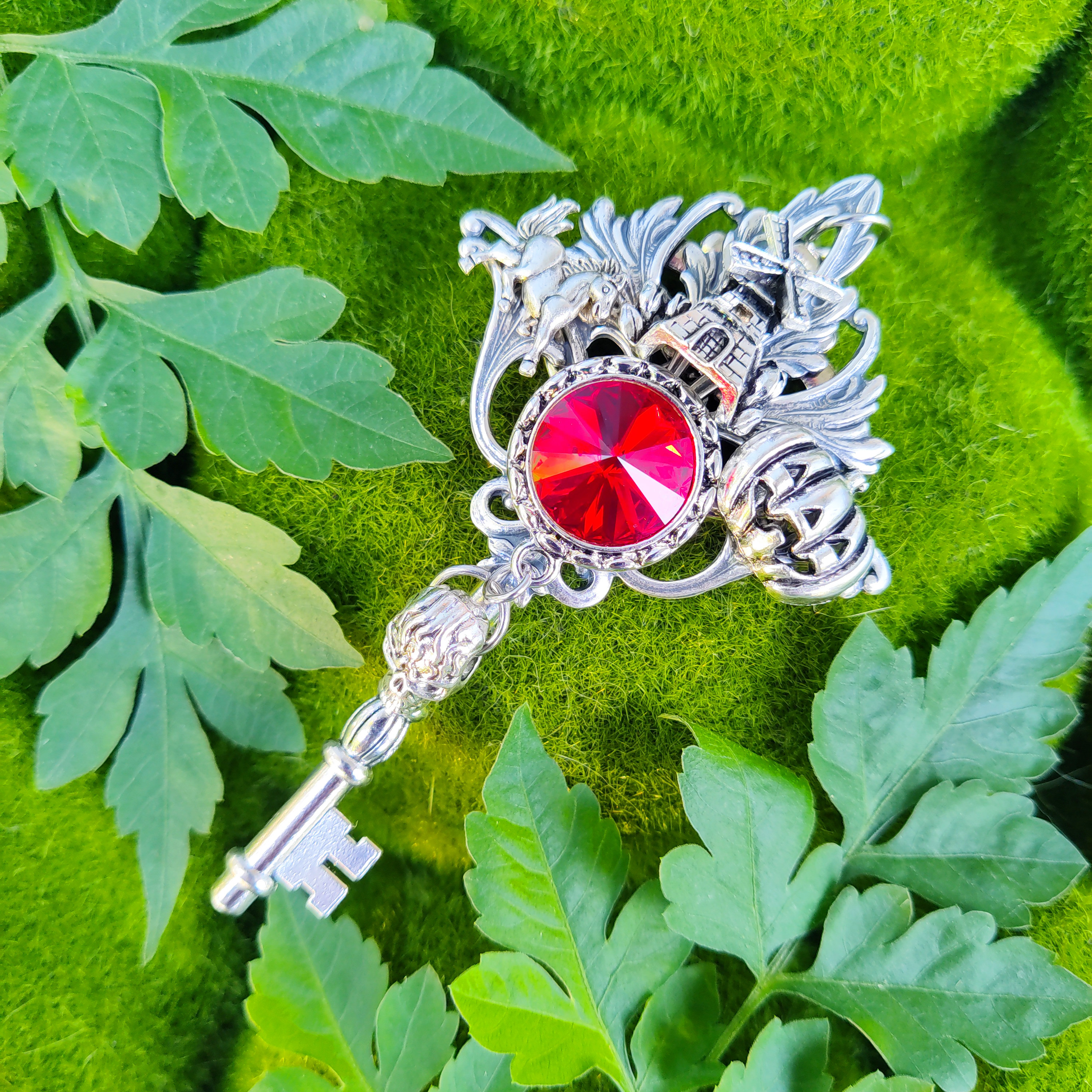 fantasy key necklace