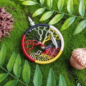 Medicine Wheel Tree of Life Pendant Native American Style Jewelry image 7