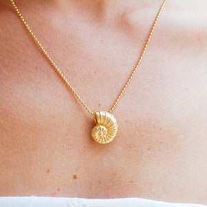 Gold Seashell Necklace, Shell Necklace, 14k Gold Filled Necklace, Ocean Lover Gift, Beach Necklace, Summer Gift for Beach Lover, Surfer Gift