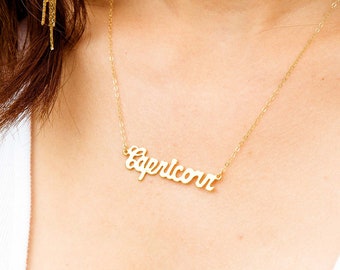 Capricorn Word Necklace 2024 www.favors2024