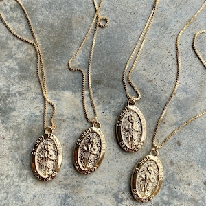 St Jude Thaddeus pendant necklace