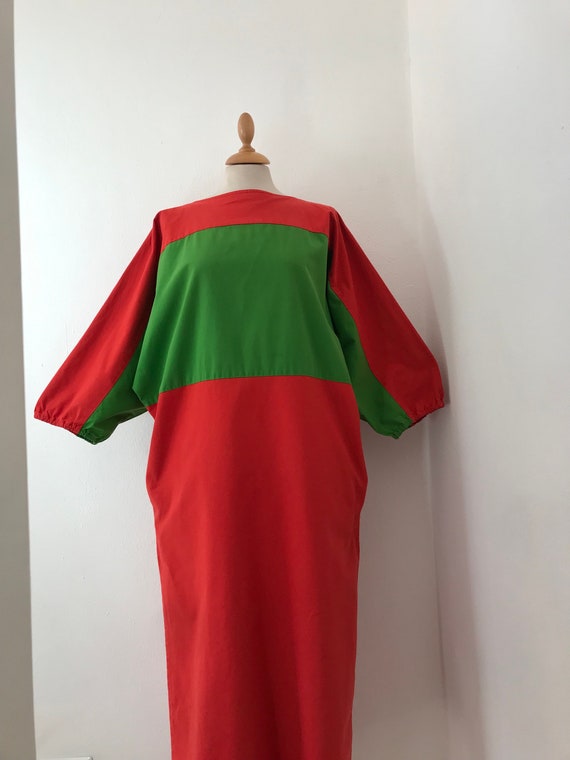 Finnish Vintage 70’s 80’s VUOKKO Colourblock Util… - image 2