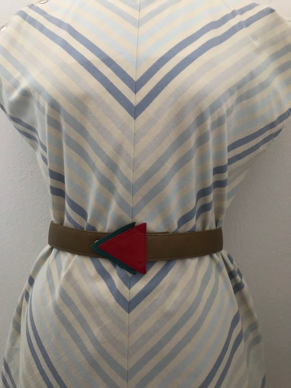 Vintage Vuokko 70’s Artist Tunic Midi Dress / Che… - image 3