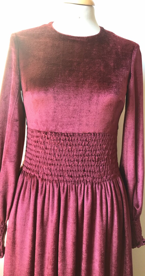 knee length dresses for ladies New Traditions Velvet Midi Dress