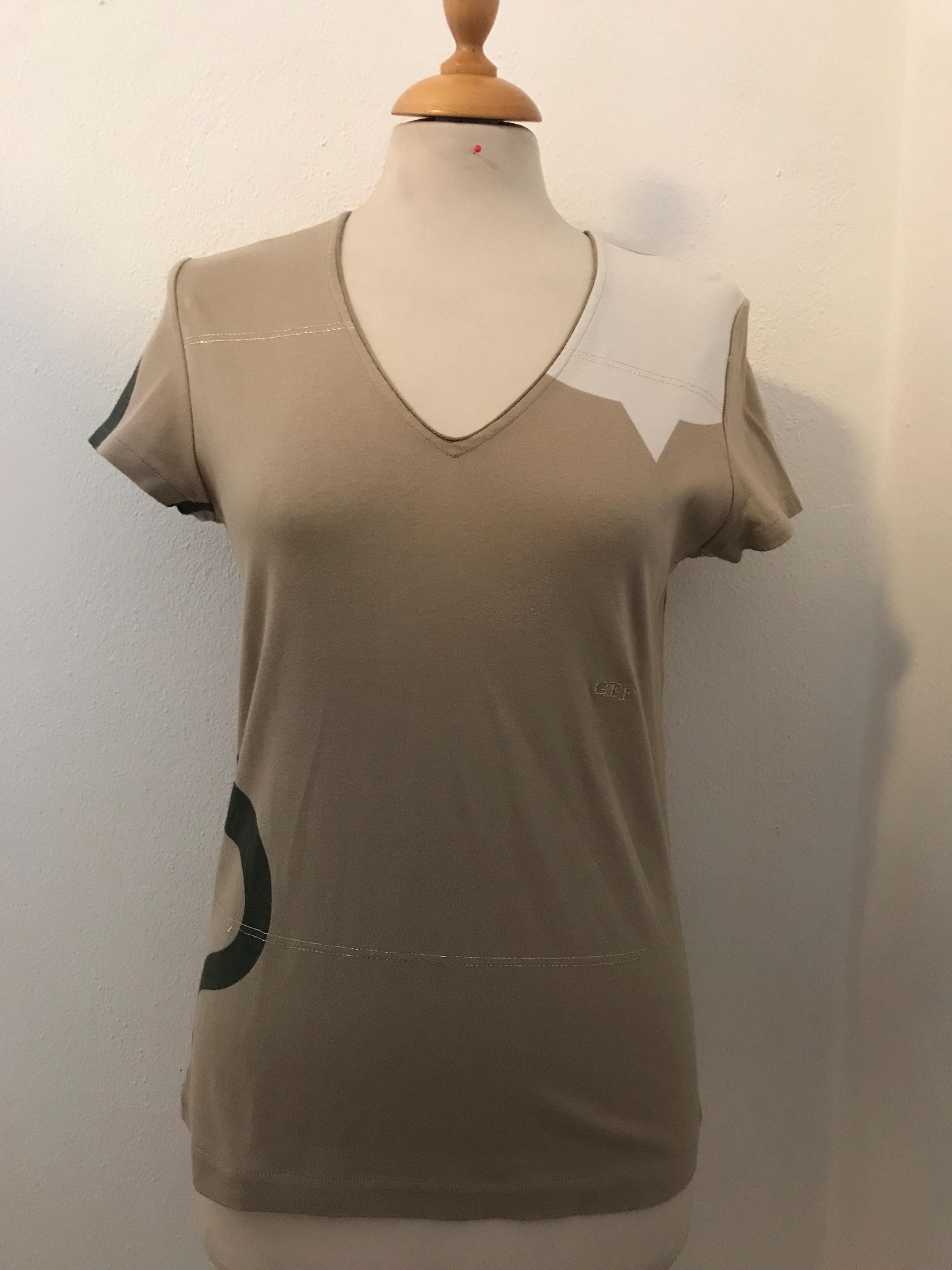 トップス 80s OAKS by GIAN FRANCO FERRE Knit Tops Vintage 80's Gianfranco FERRÈ Party Hip Cotton T-shirt