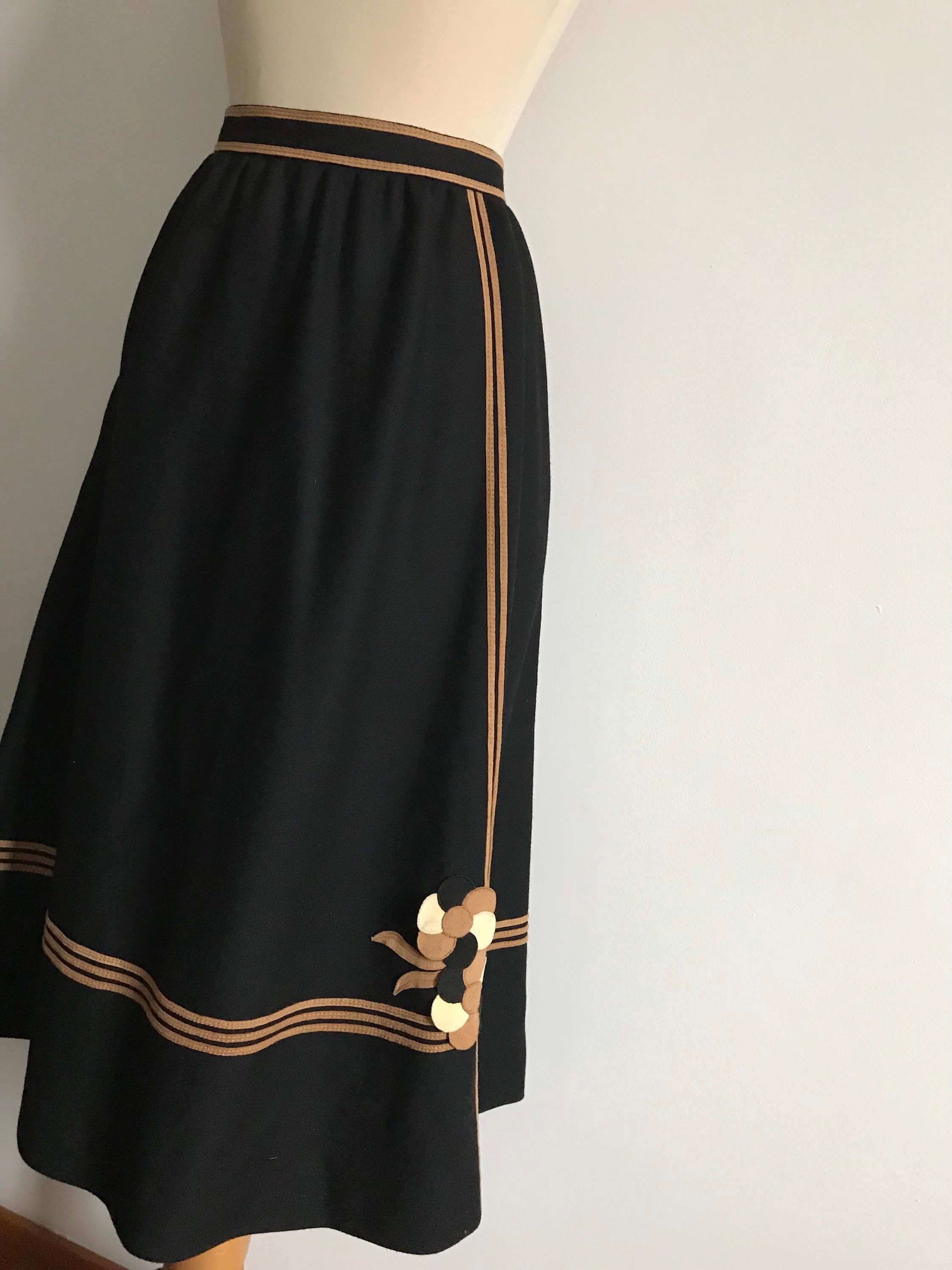 Vintage 70s Wool Midi Coat Blue Yellow Charcoal Tartan Check 6 8