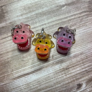 Crocodile Smile Glow in the Dark Badge Reel Charm