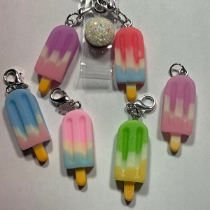 Popsicle Badge Reel Charm