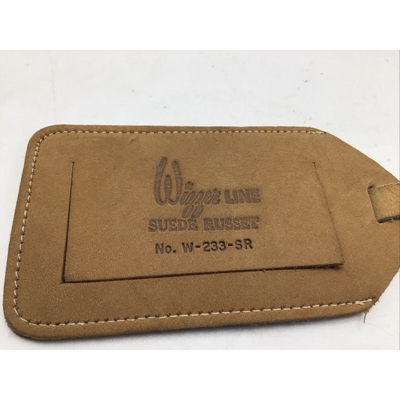 Étiquette à Bagages En Cuir Vintage Tommy Bahama, Neuve
