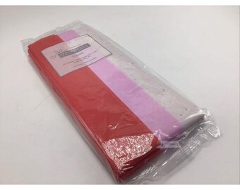 Tissue Paper Valentine's Day 30 Sheets Asst Red Pink White Dots 20 x 20 Package