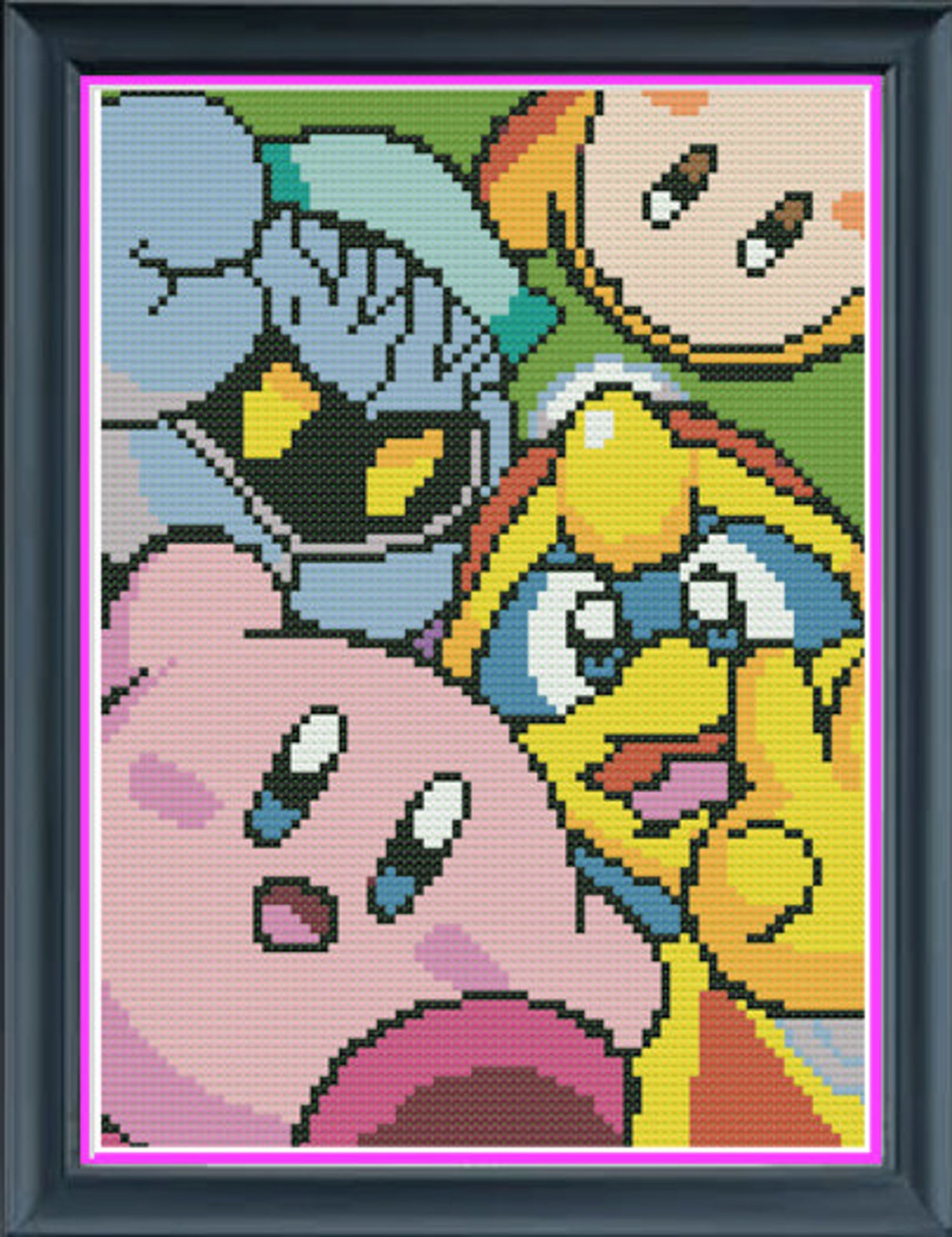 Kirby Cross Stitch Kirby Pattern Nintendo Gaming Design - Etsy