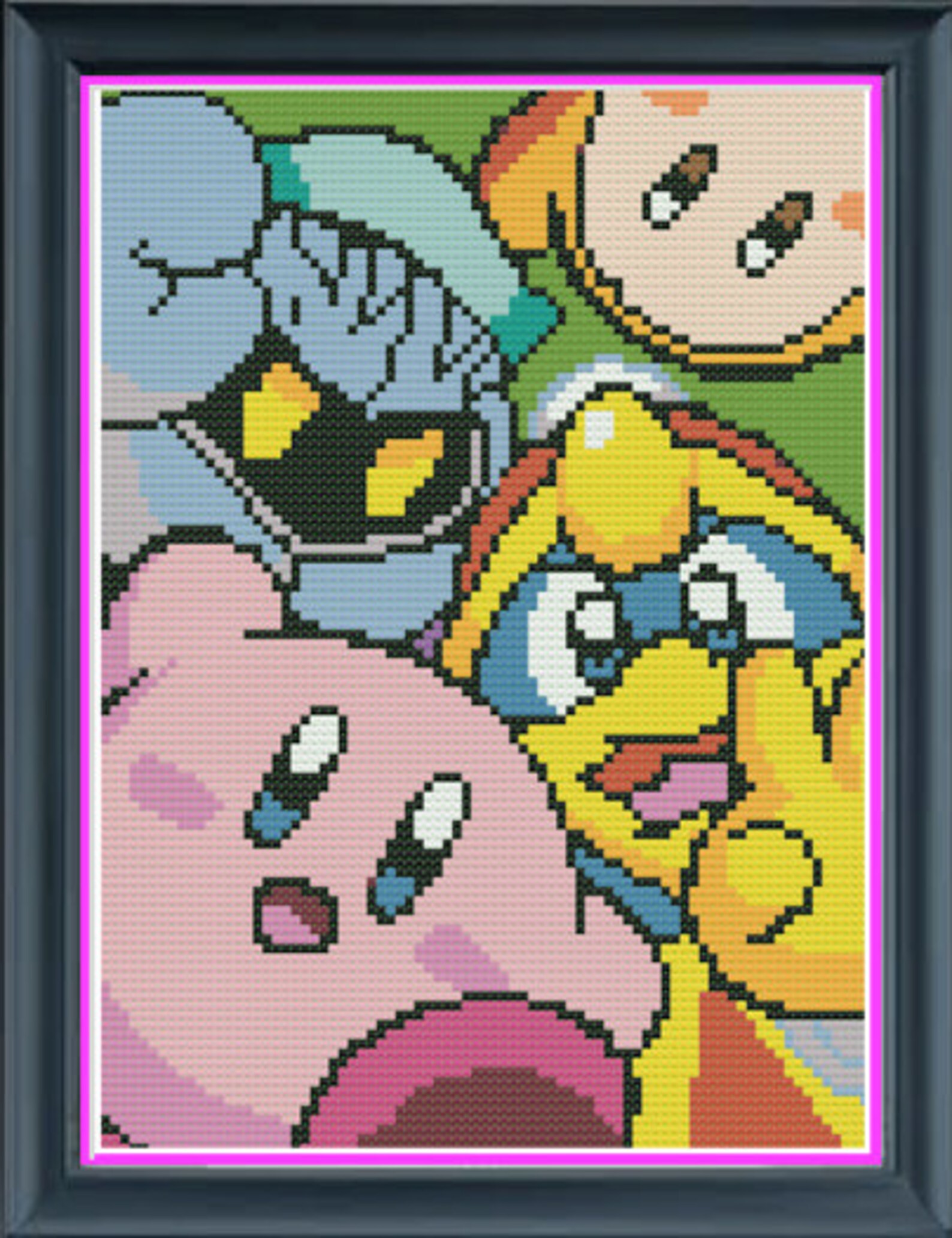 Kirby Cross Stitch Kirby Pattern Nintendo Gaming Design - Etsy
